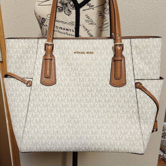 MICHAEL KORS Shoulder Tote Bag Purse - GENUINE - Picture 1 of 10